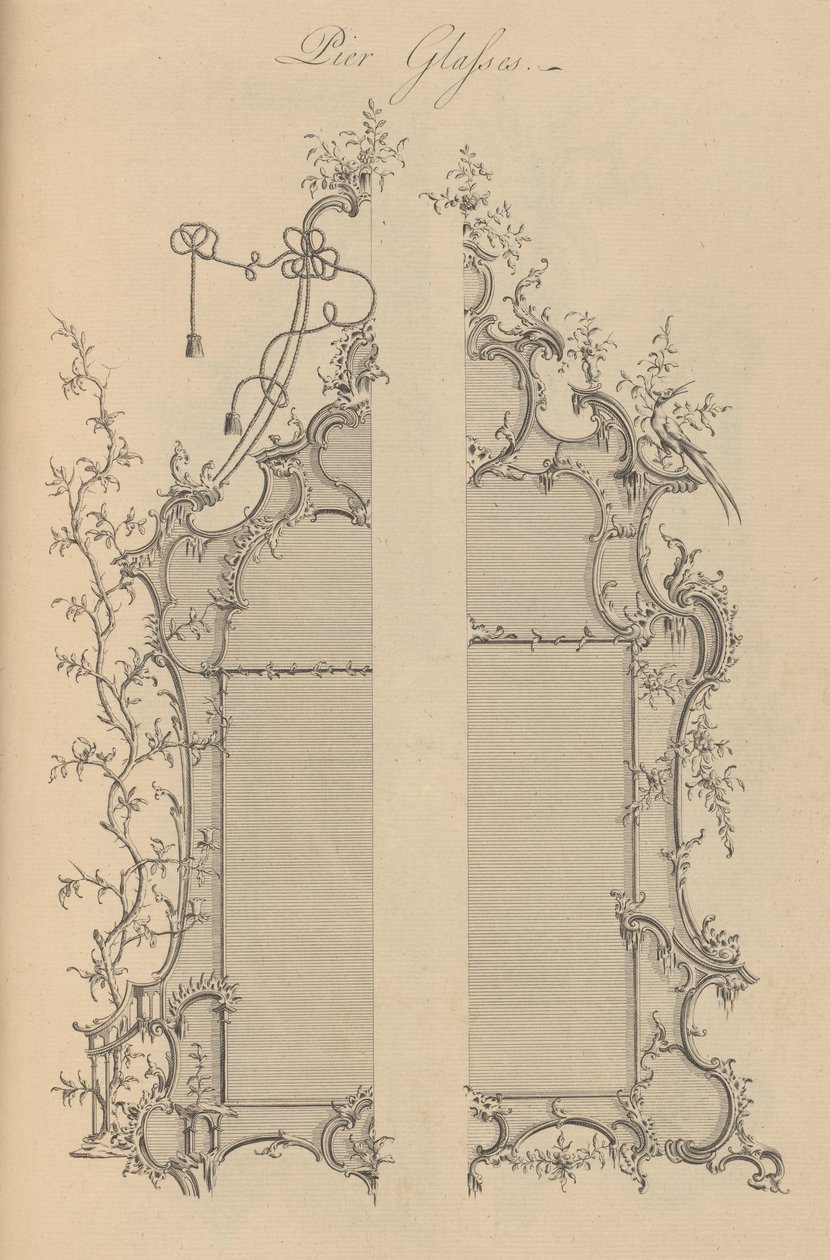 Et generelt system af nyttige og dekorative møbler..., 1759-1763. af Matthew Darly