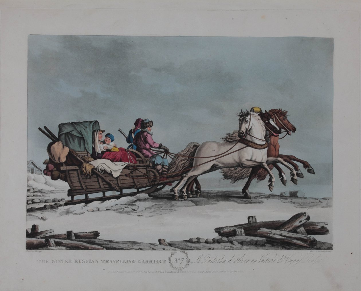 Den russiske vintervogn, 1810