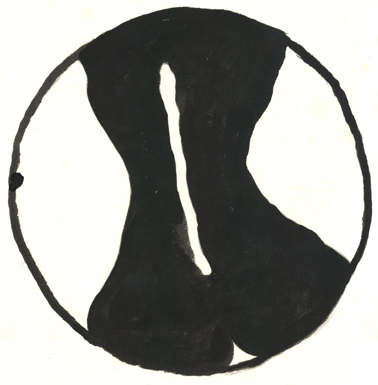 Du Serie Glyphes 8, 2017 (tusch) af Matthew Hilton
