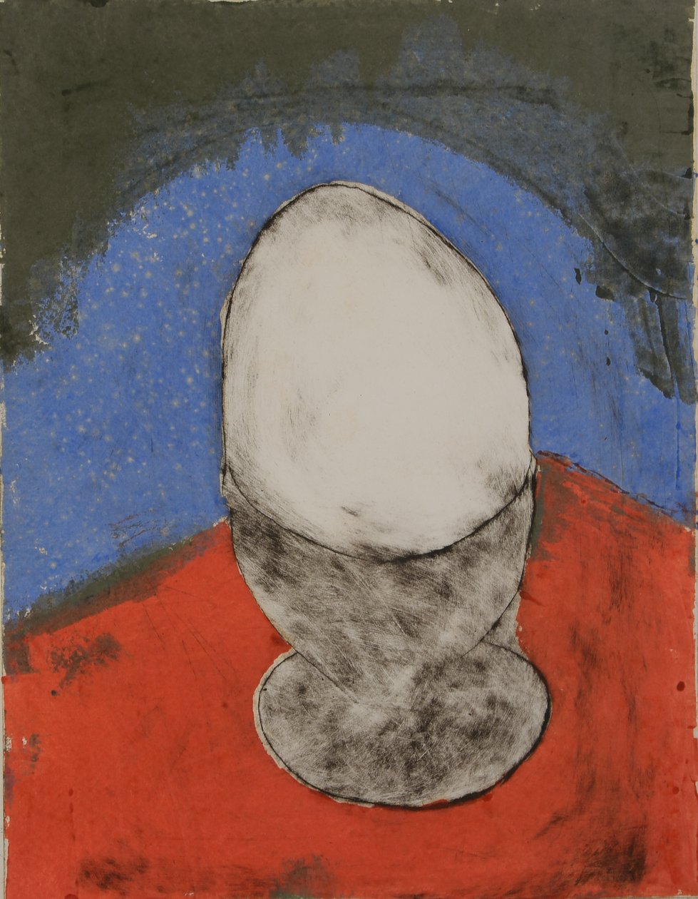 the bachelors perfect egg 1, 2010 (koldnål  stencil) af Matthew Hilton