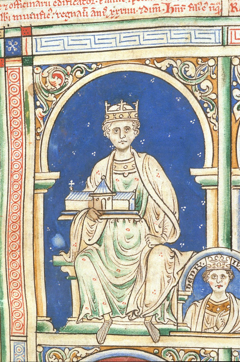 Henrik II af England Fra Historia Anglorum, Chronica majora af Matthew Paris