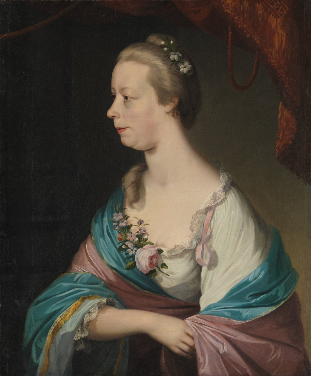 Christiana Stille Keen, ca. 1769 af Matthew Pratt
