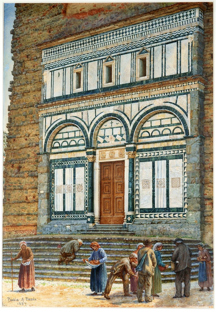 Badia of Fiesole, Firenze, Italien af Matthew Thomas Rooke