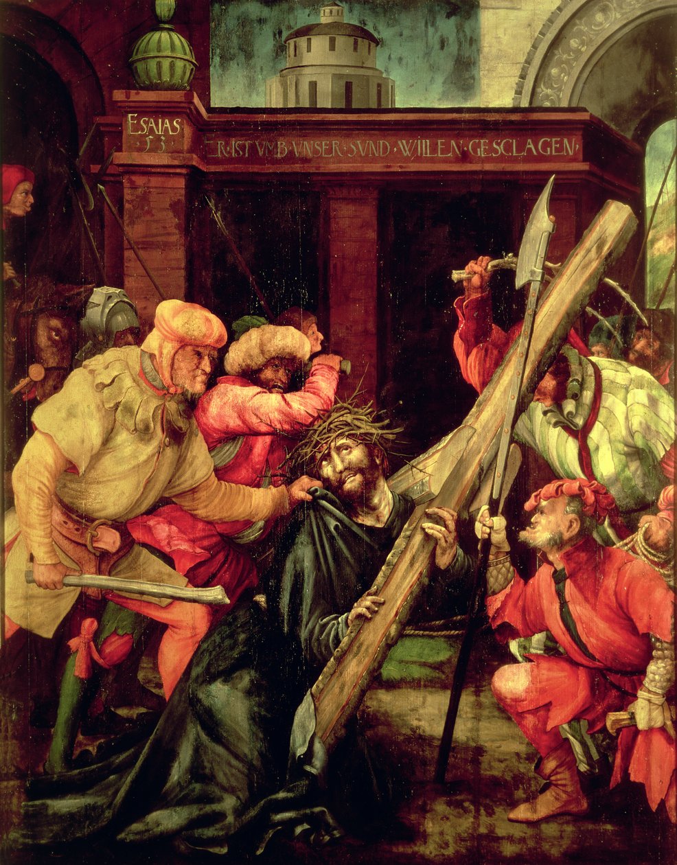 Kristus bærer korset af Matthias Grünewald