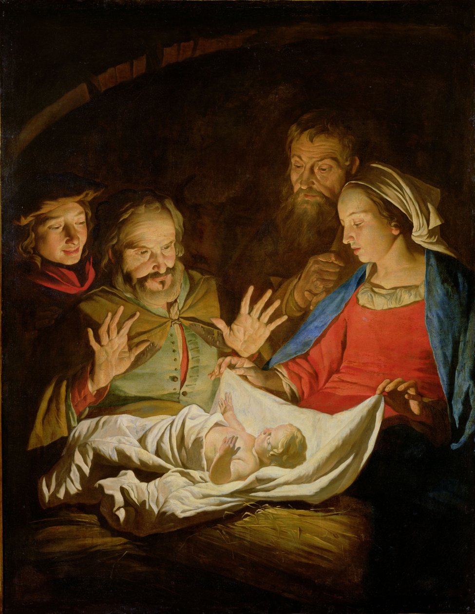 Hyrdernes tilbedelse af Matthias Stomer