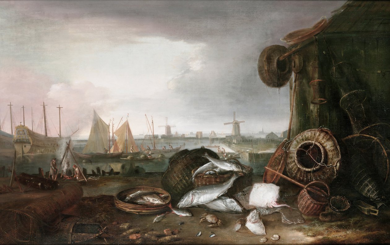 De Grashaven af Matthias Withoos