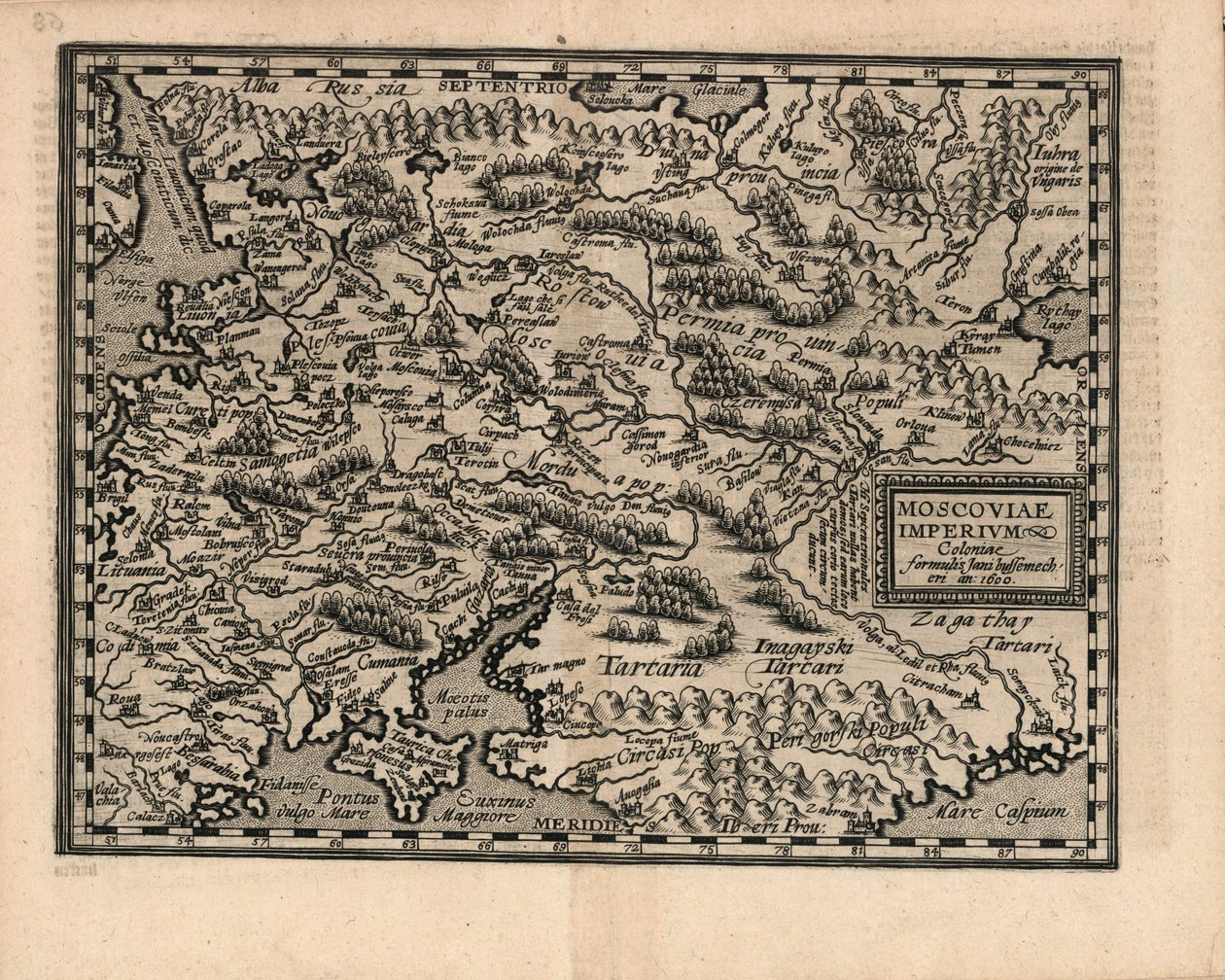 Moskva-imperiet, 1600 af Matthias Quad