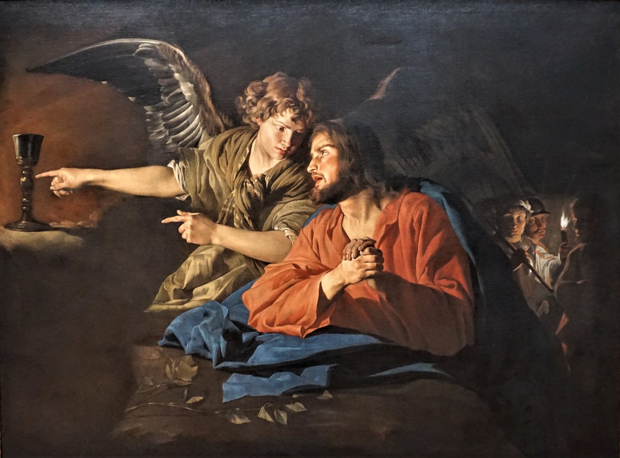 Kristus på Oliebjerget af Matthias Stom