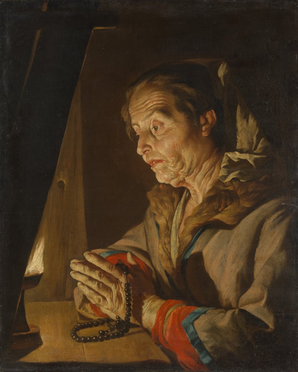Old Woman Praying, slutningen af 1630