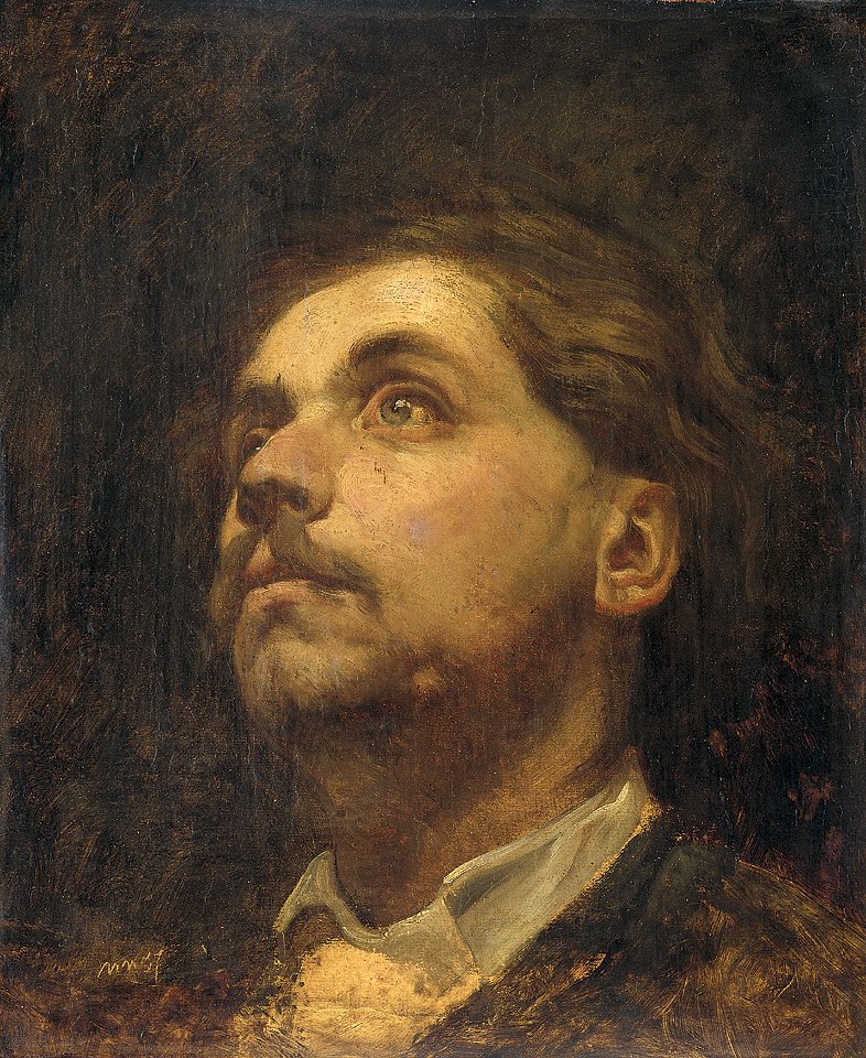 Portræt af Jacob Maris af Matthijs Maris