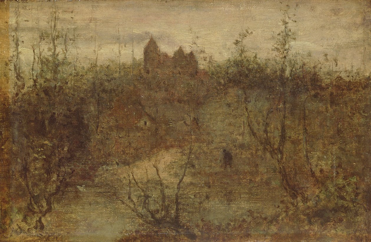 Det fortryllede slot, ca.1887 af Matthijs Maris