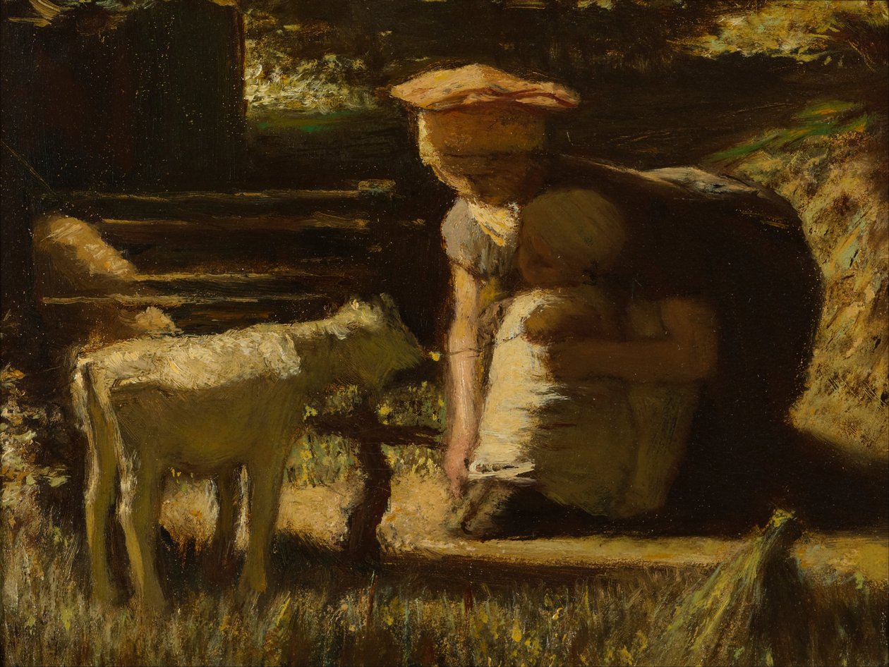 At blive bekendt med Den lille ged, ca 1865 af Matthijs Maris