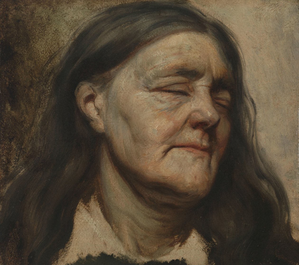 Studie af en gammel kvinde af Matthijs Maris