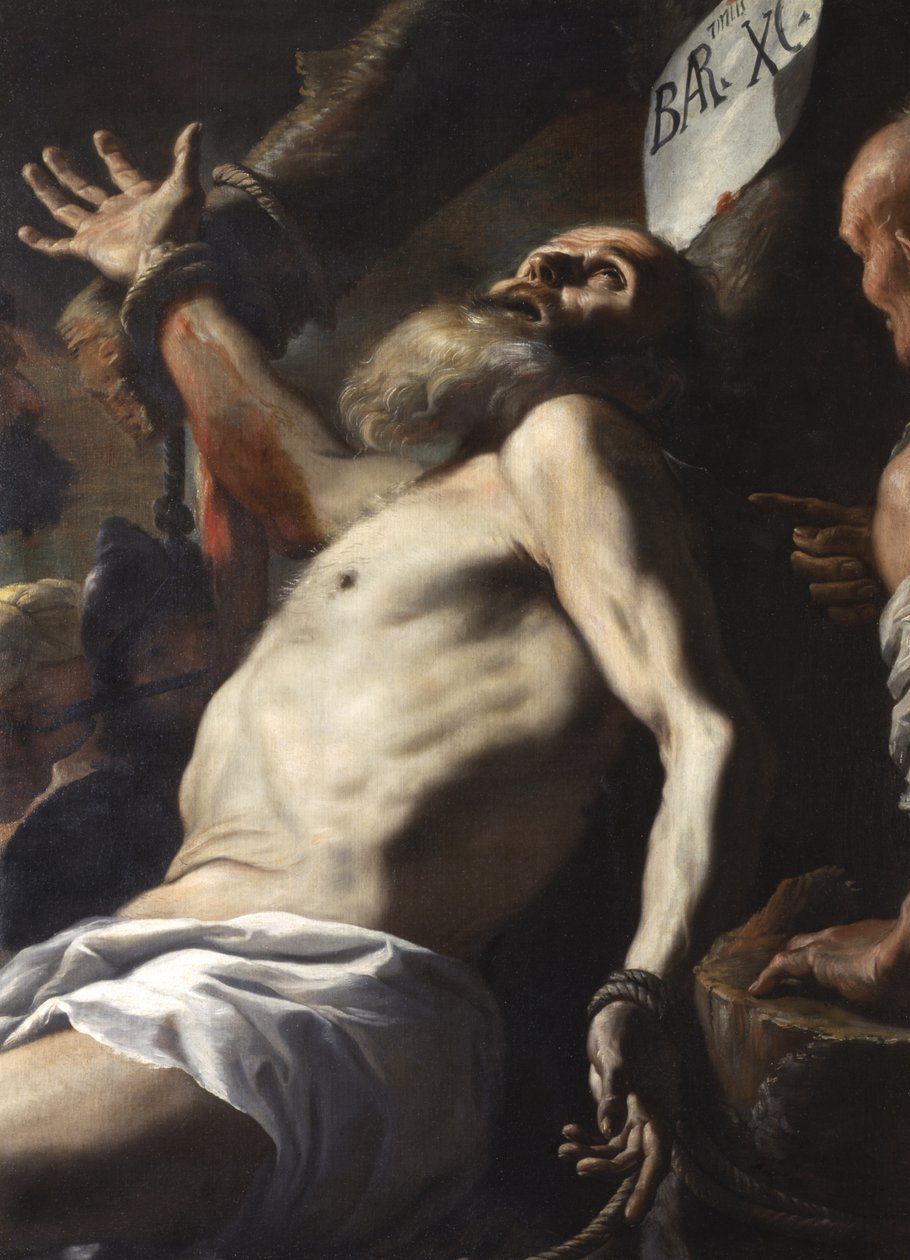 Sankt Peters martyrium af Mattia Preti