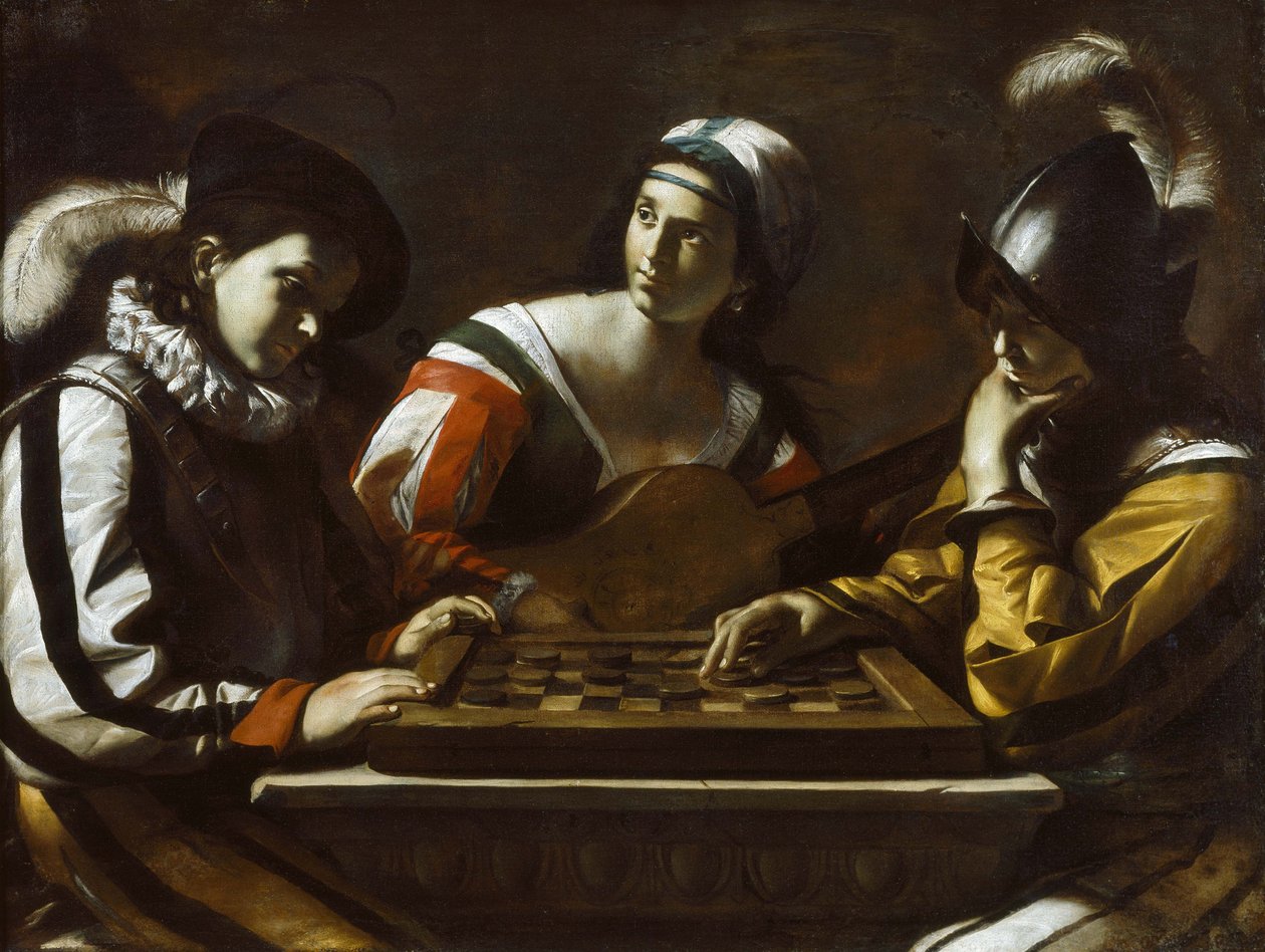 Draughts Game, 1630