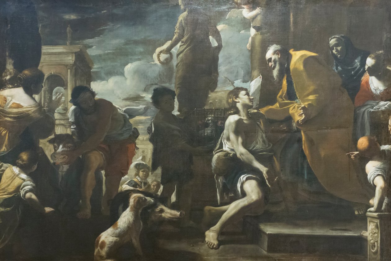 Den fortabte søns tilbagevenden af Mattia (1613 99) Preti