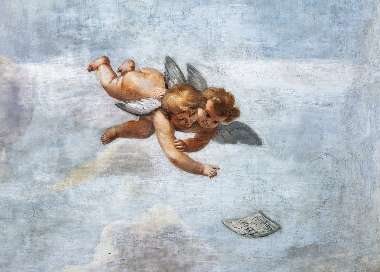 Englenes koncerter, detalje af Mattia (1613 99) Preti