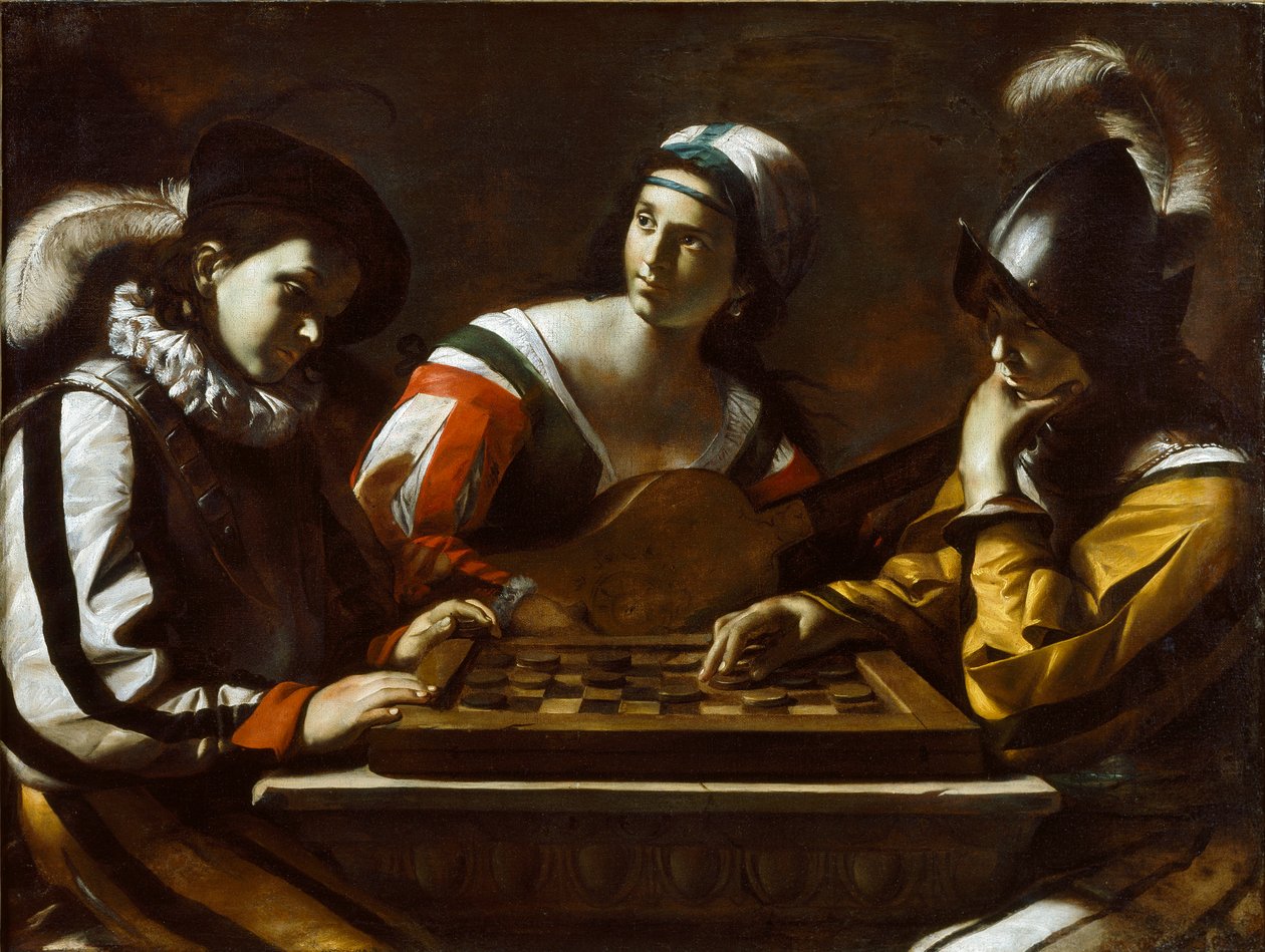 Draughts Game, 1630
