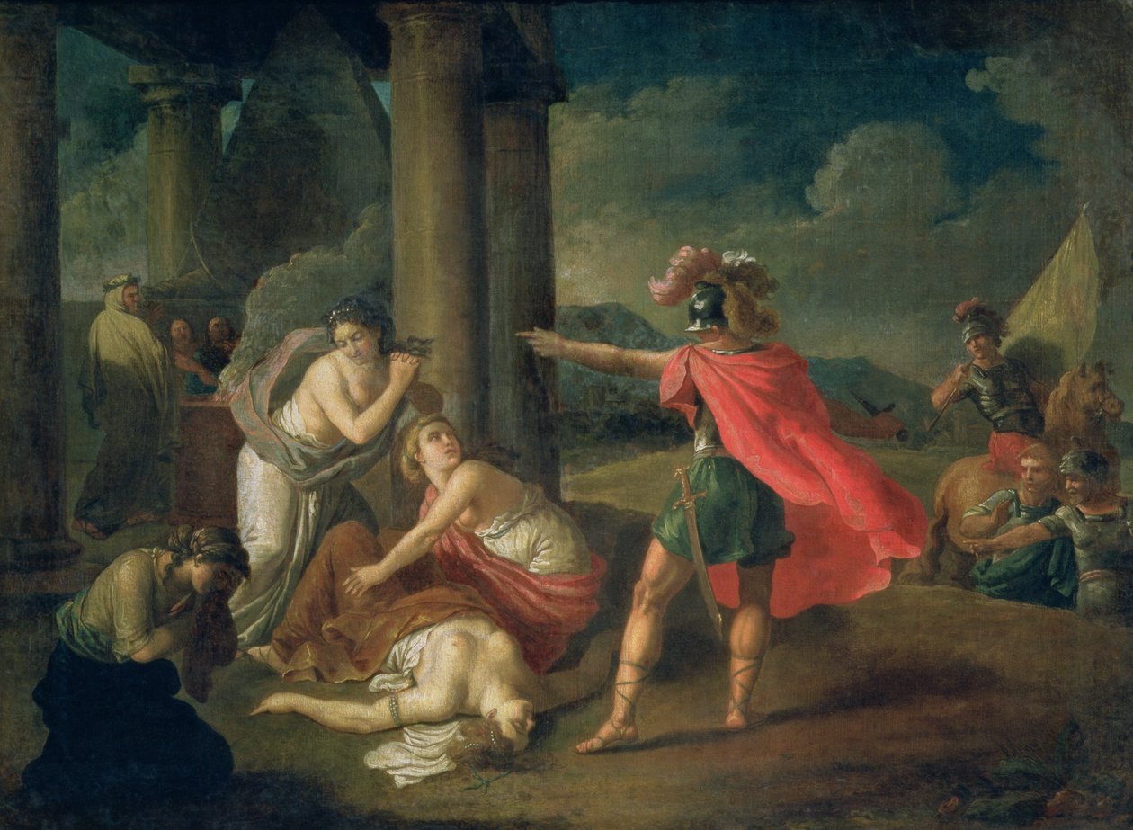 Camilla, søster til Horatius, død, 1787 af Matvei Ivanovich Puchinov