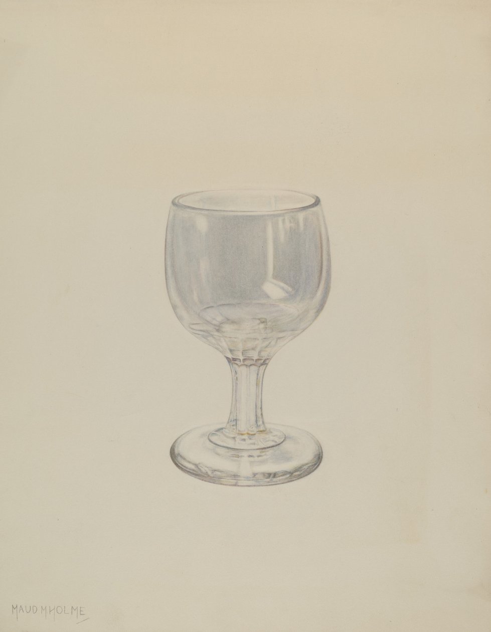 Glas af Maud M. Holme