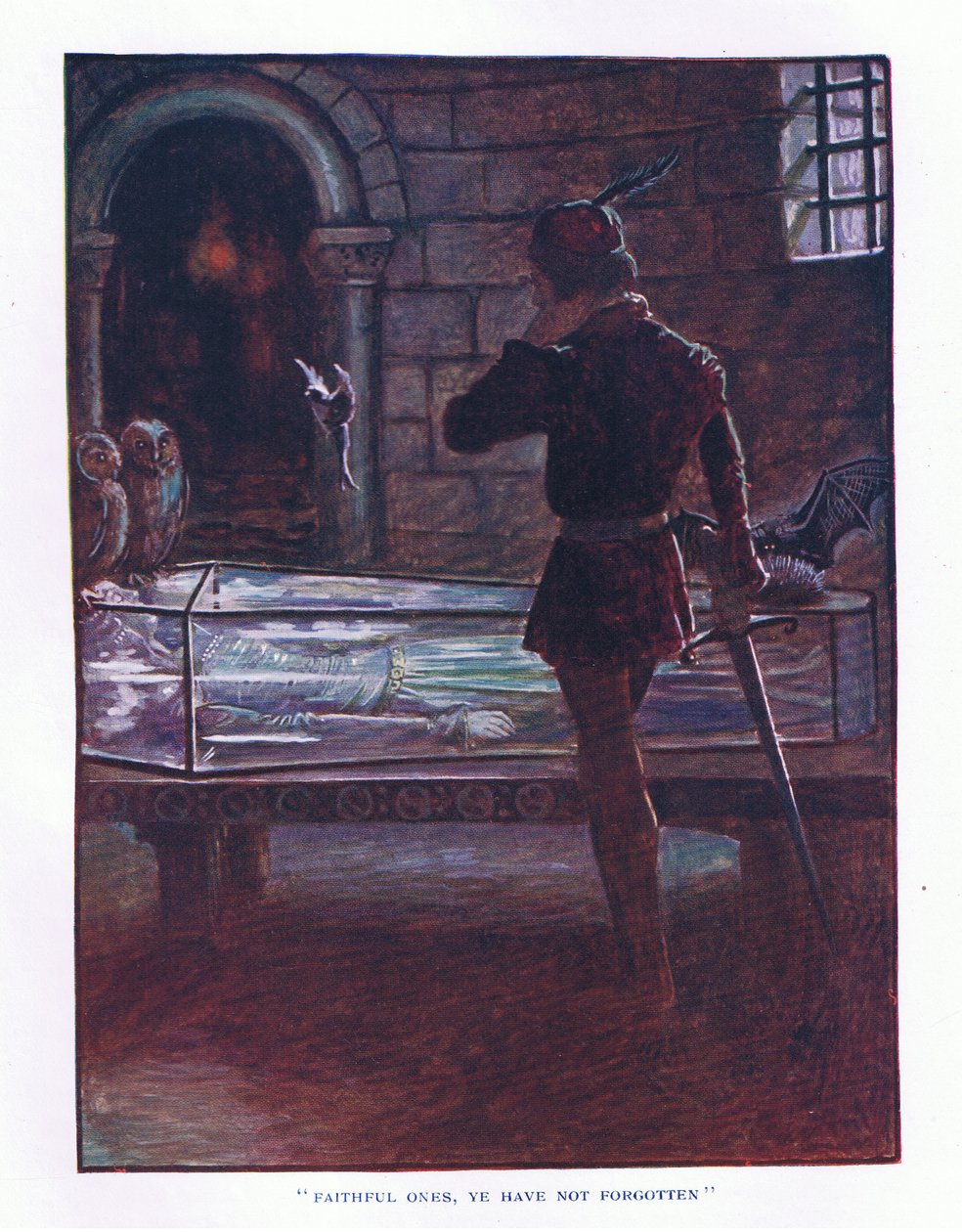 Trofaste, I har ikke glemt, illustration fra Lady And Fairy Tales, 1914 af Maud Tindal Atkinson