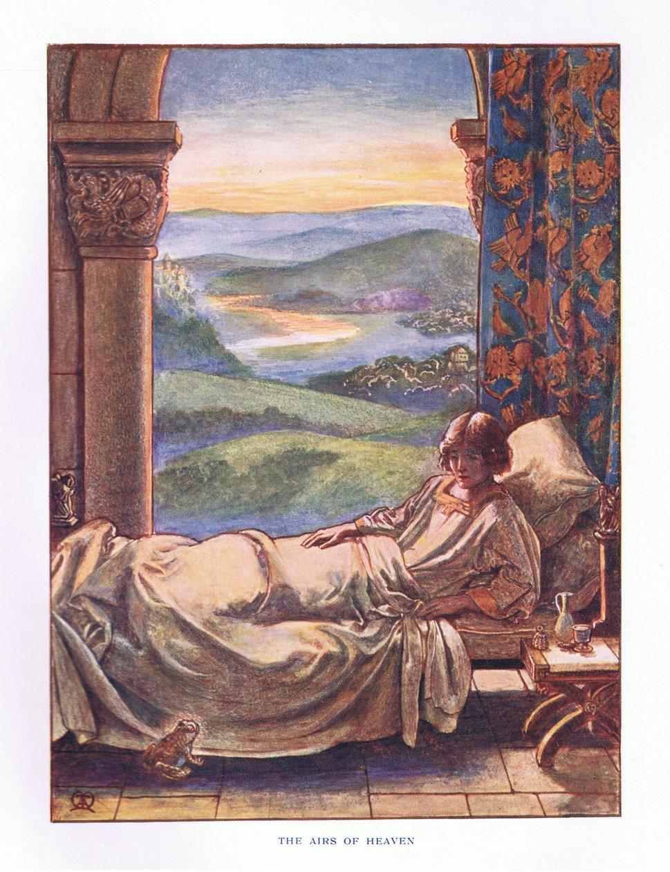 The airs of Heaven, illustration fra Lady And Fairy Tales, 1914 af Maud Tindal Atkinson