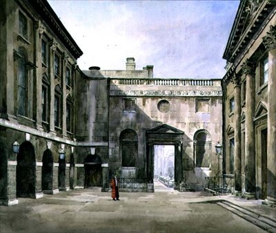 Bank of England (akvarel) af Maude Parker