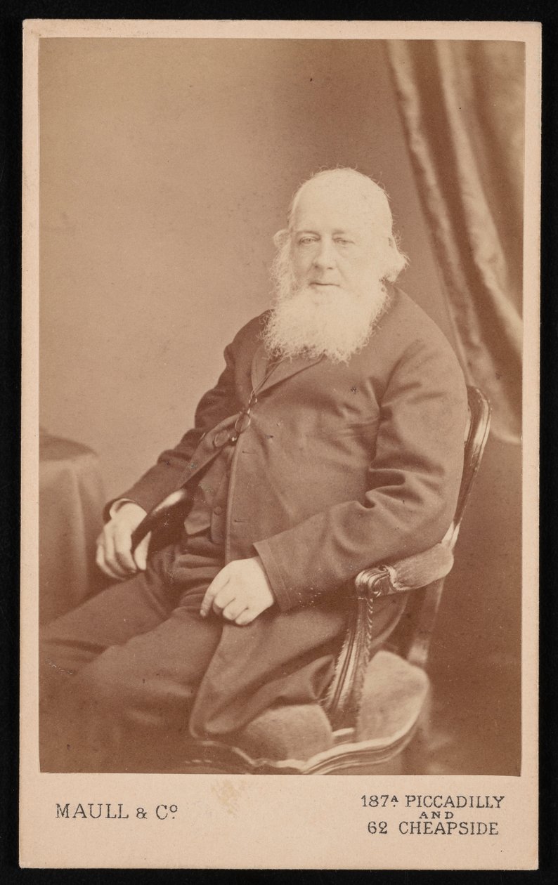Portræt af John Gould 1804-1881, før 1875. af Maull and Co