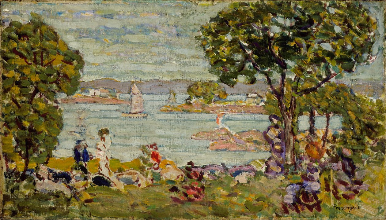 Cove, Maine, ca. 1907-10 af Maurice Brazil Prendergast