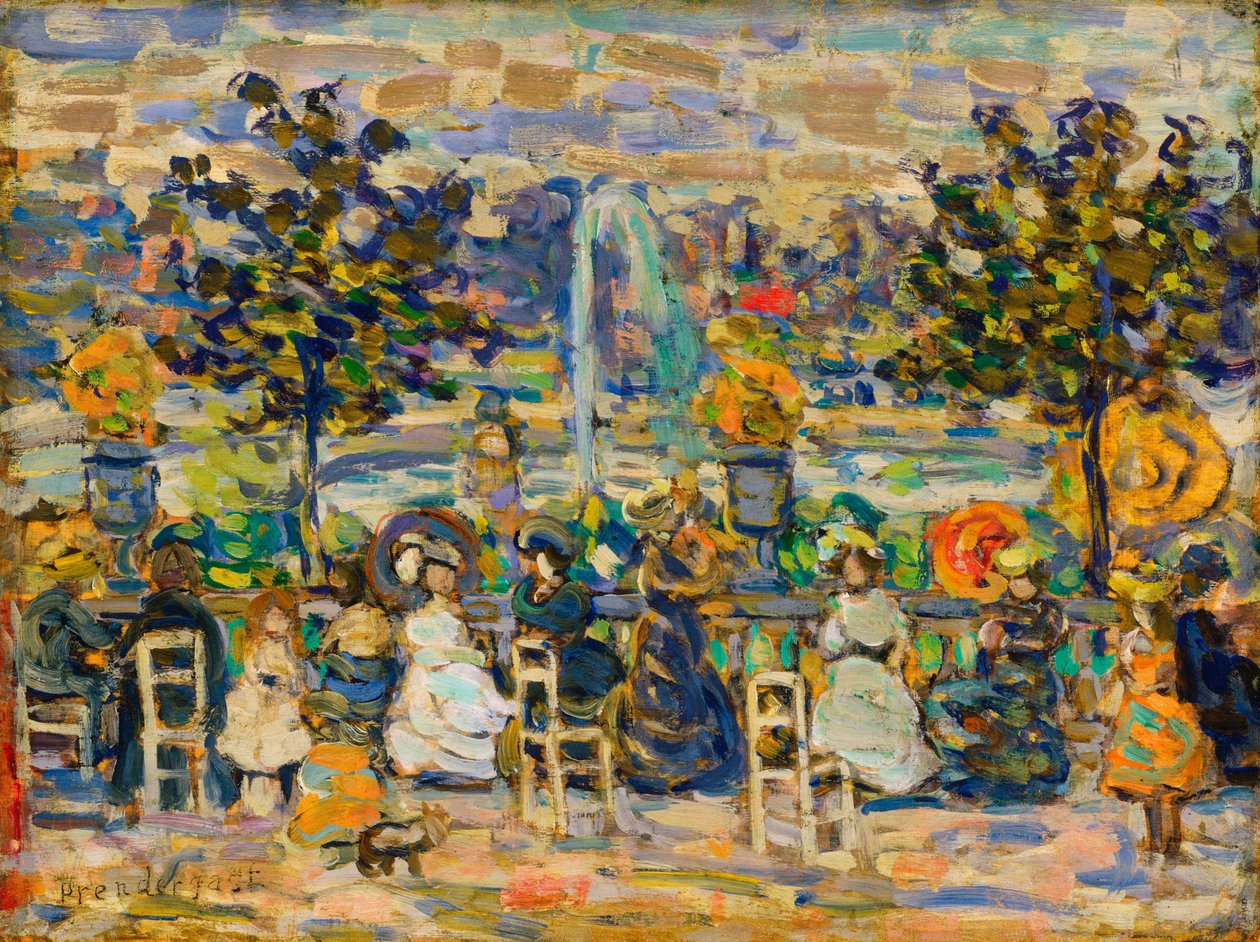 I Luxembourg Haver af Maurice Brazil Prendergast