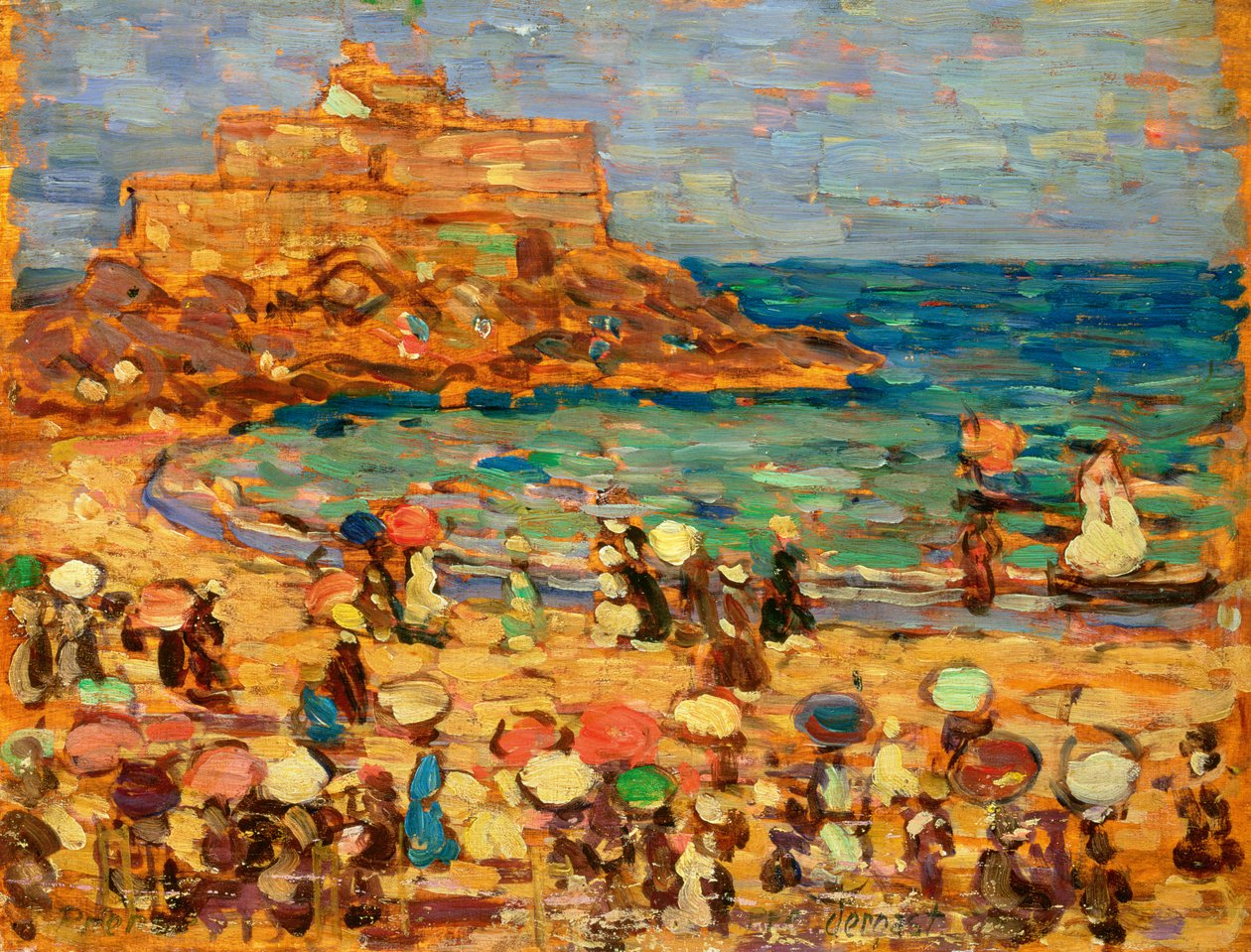 Havlandskab ved St. Malo af Maurice Brazil Prendergast
