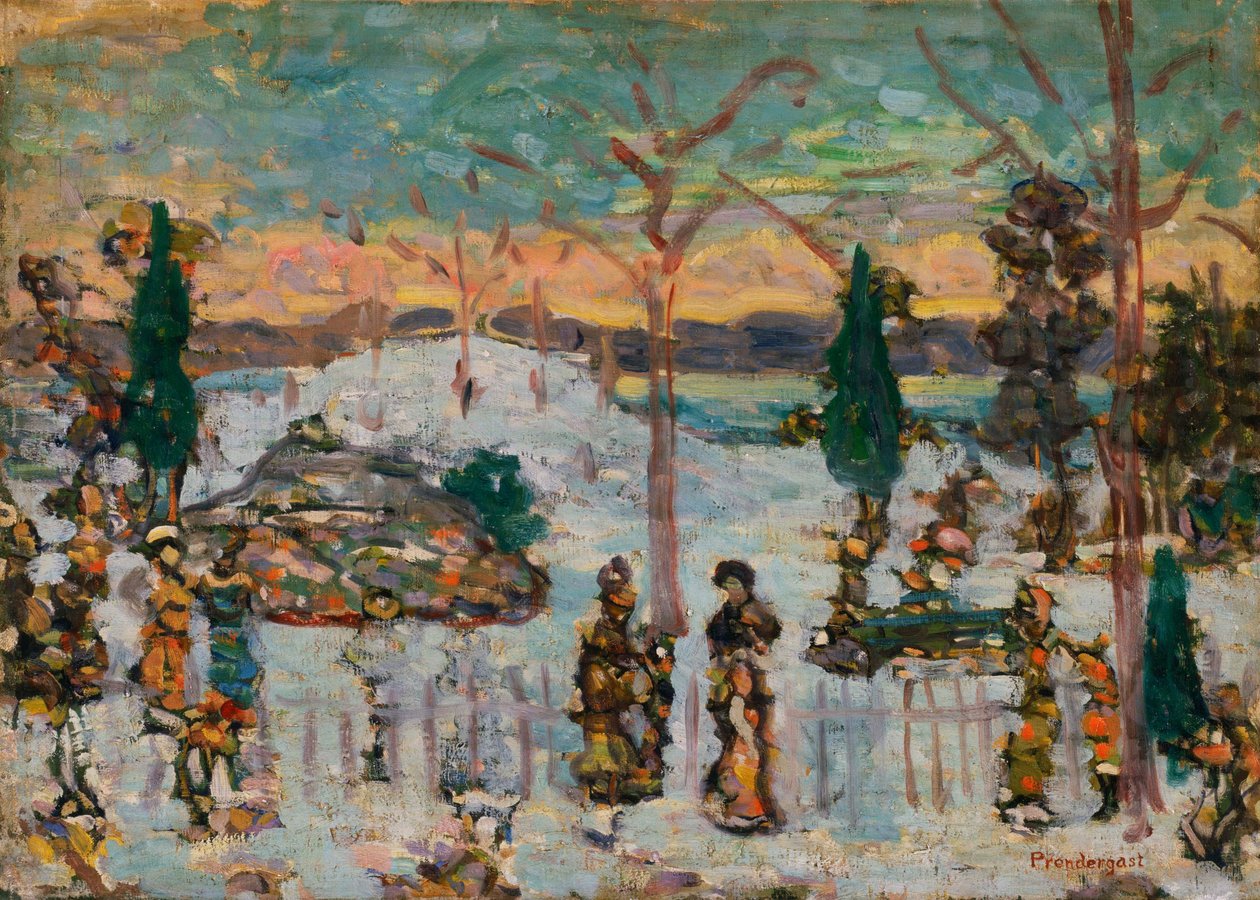 Sne i april af Maurice Brazil Prendergast