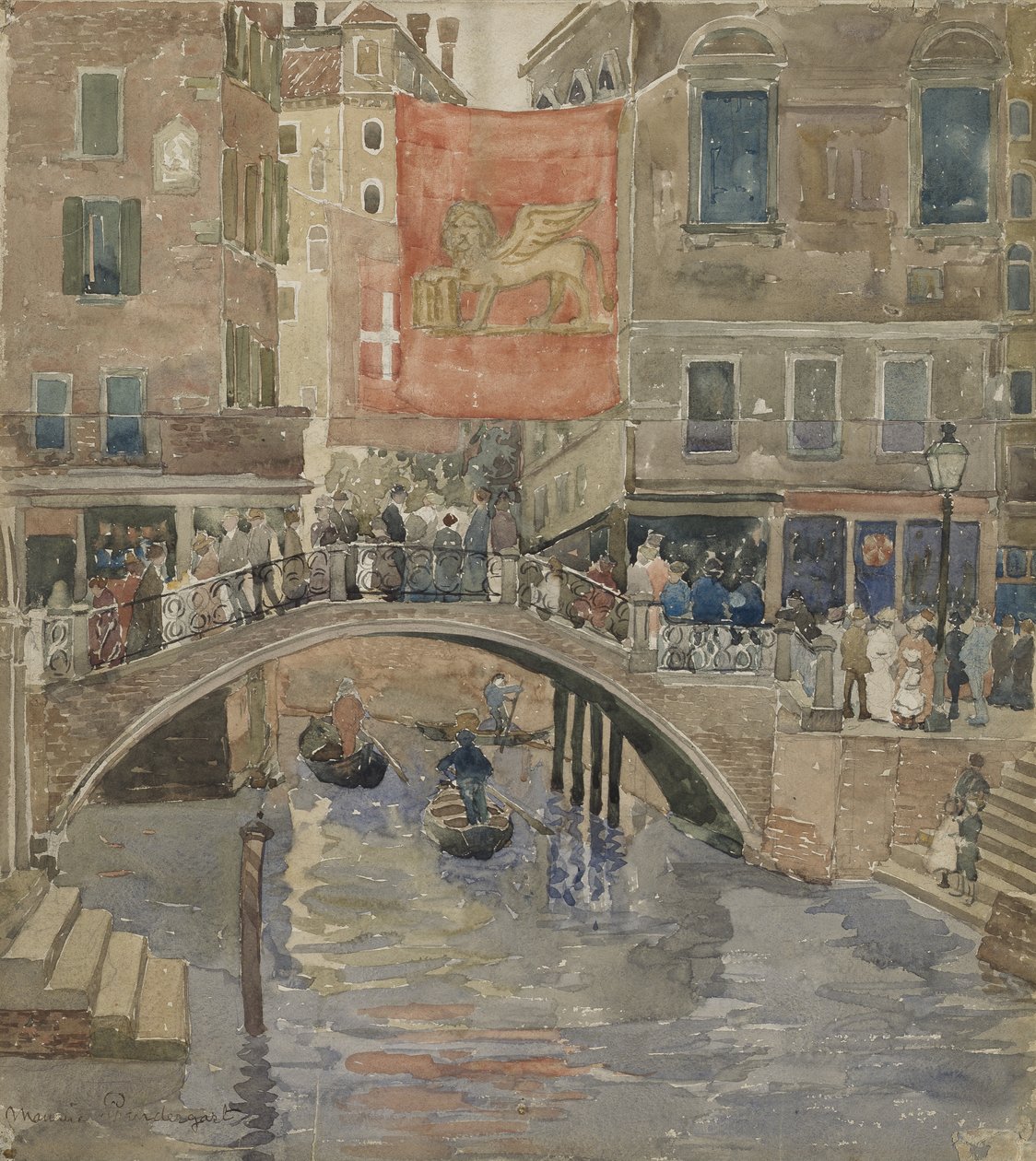 Venedig, ca. 1898-99 af Maurice Brazil Prendergast