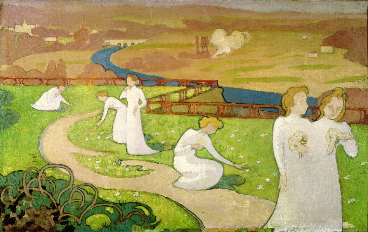 April, 1892 af Maurice Denis