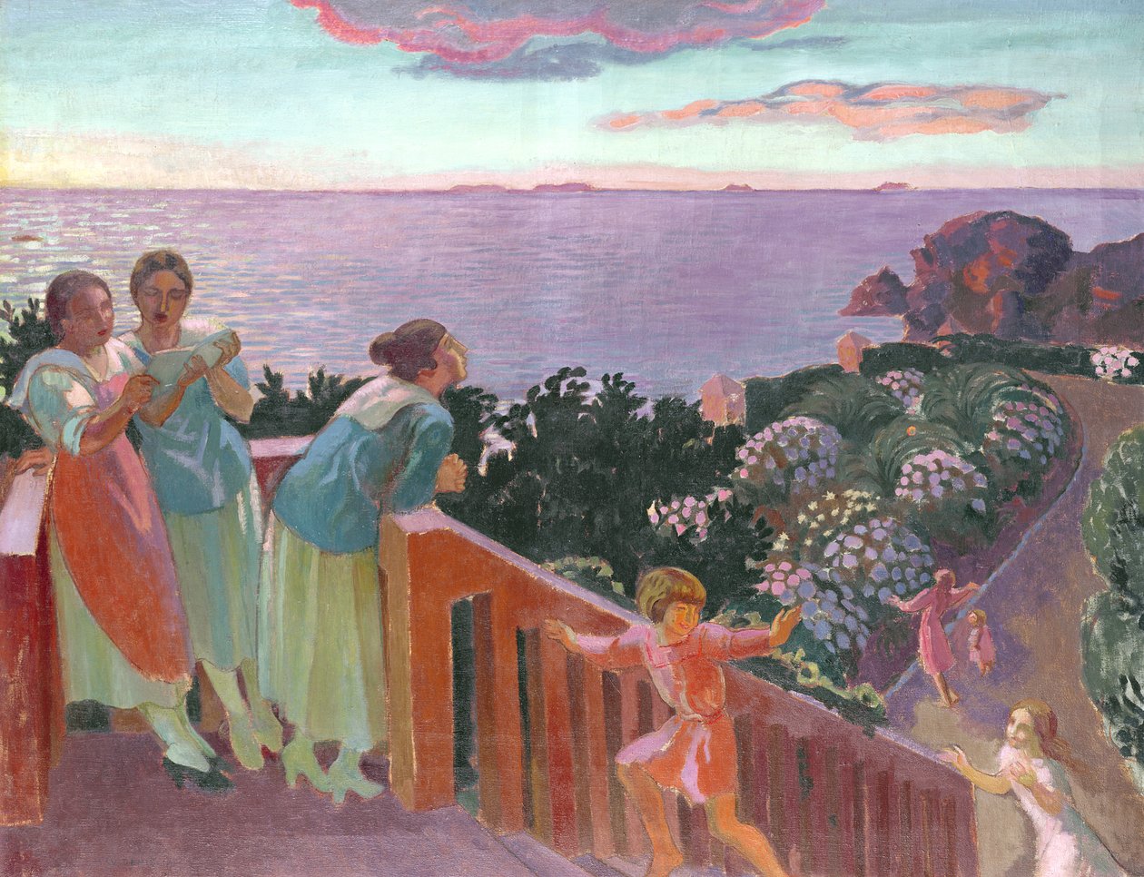 Balkon til stilhed, 1918 af Maurice Denis