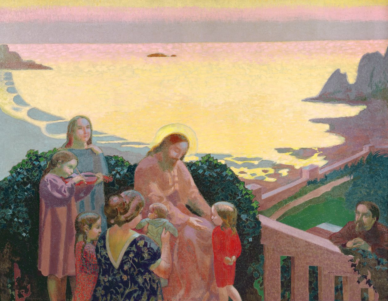 Kristus med børnene, 1910 af Maurice Denis