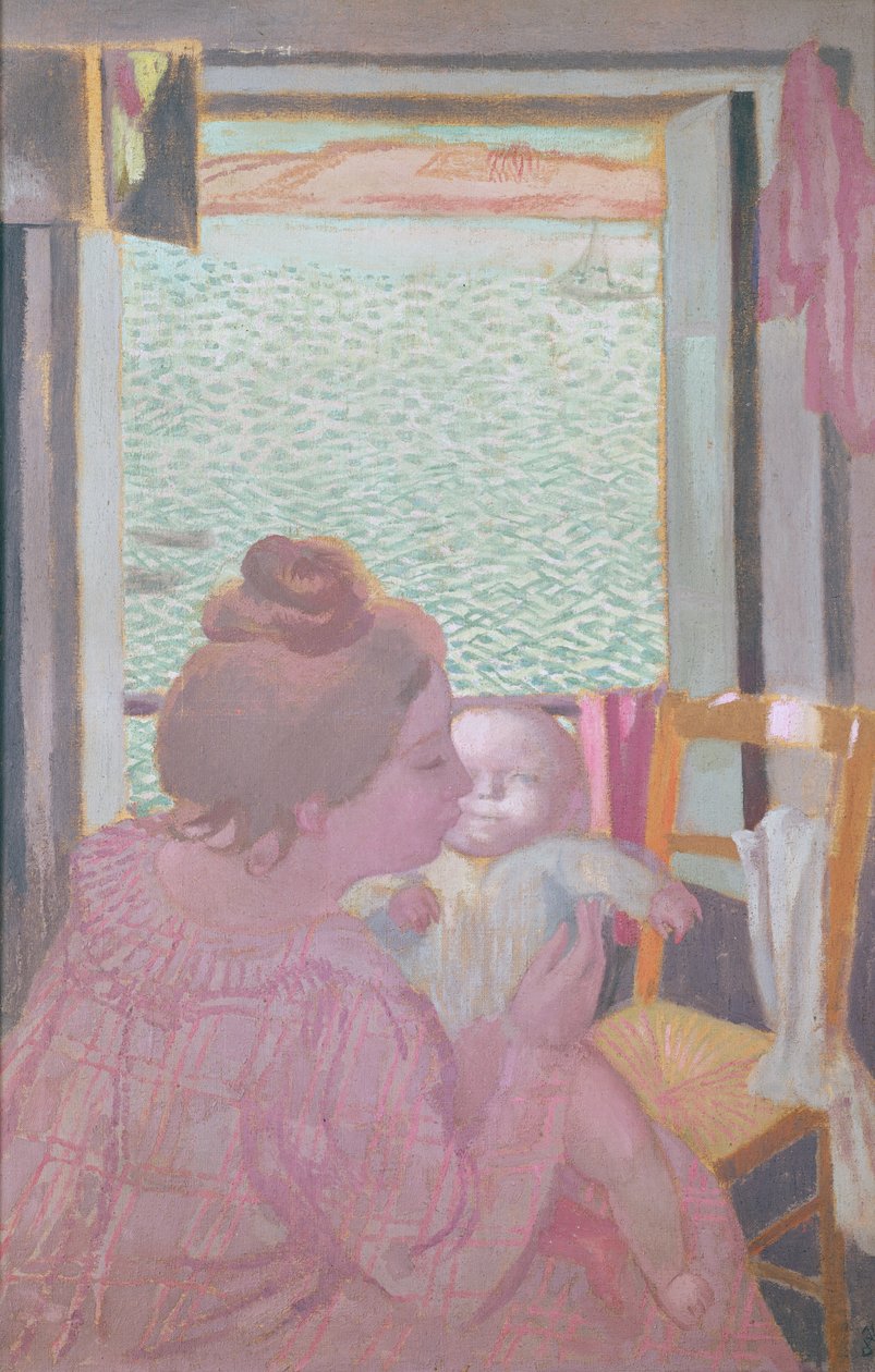 Barsel ved vinduet, 1901 af Maurice Denis