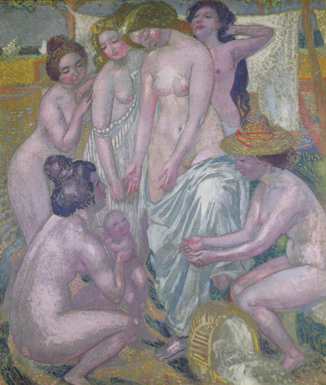 Moses reddet fra vandet, 1900 af Maurice Denis