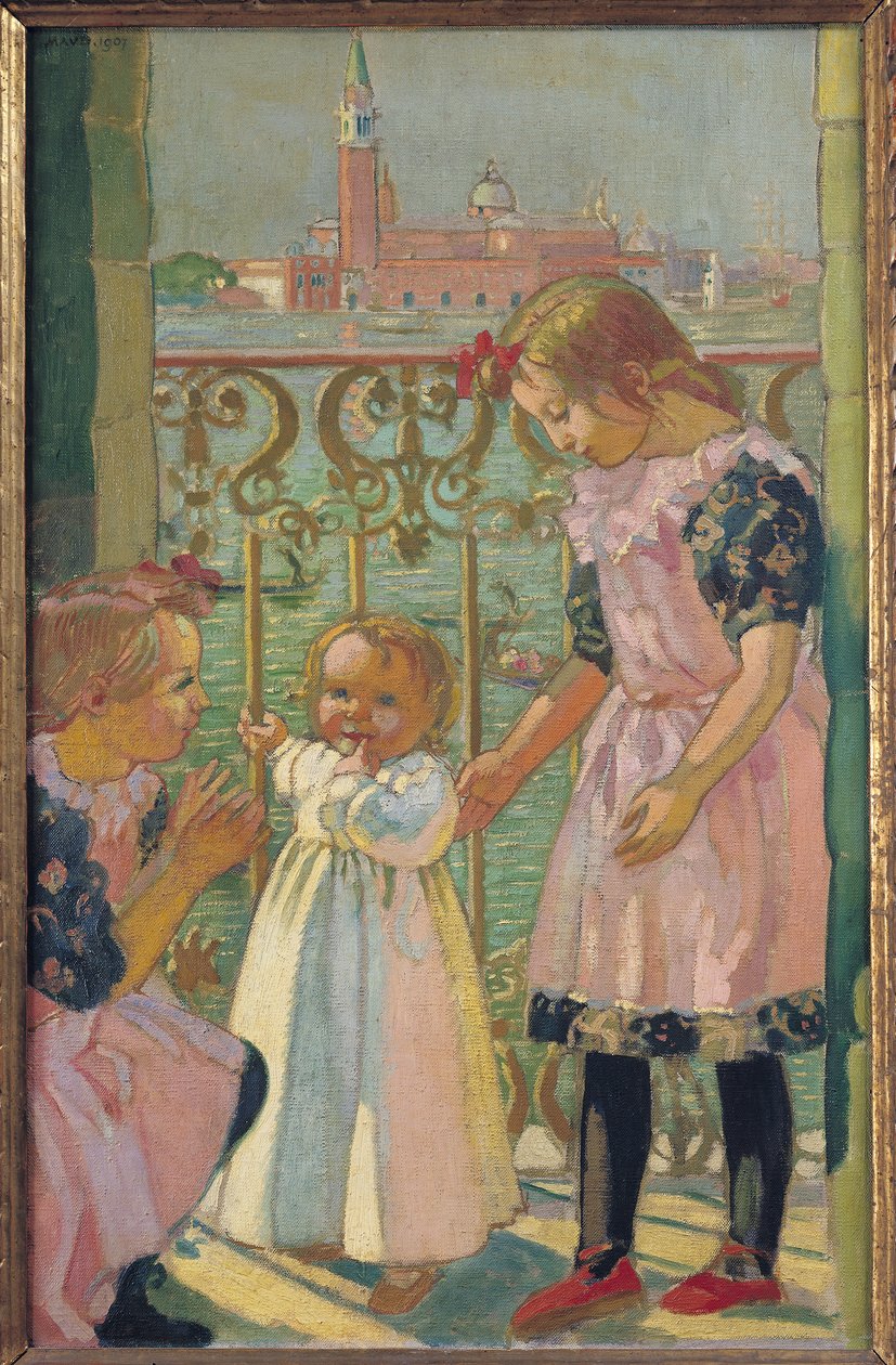 På en venetiansk balkon af Maurice Denis