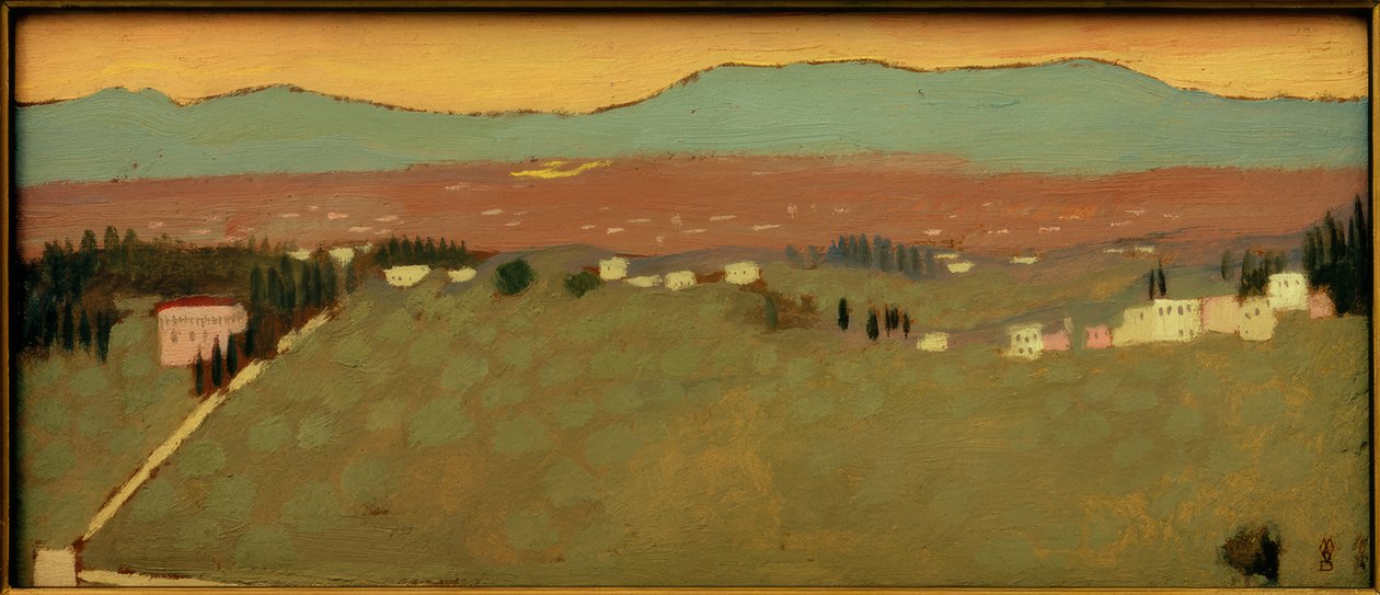 Landskab nær Fiesole af Maurice Denis