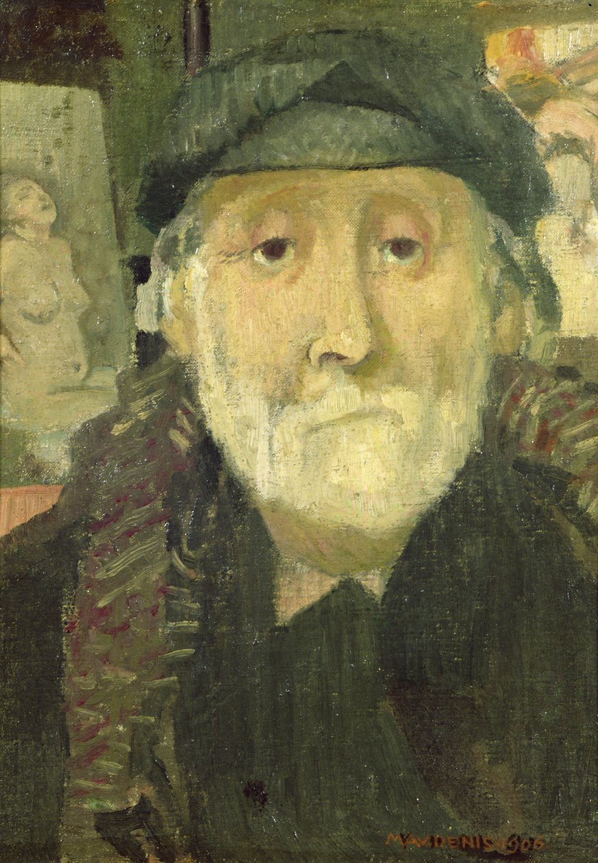 Portræt af Edgar Degas (1834-1917) 1906 af Maurice Denis