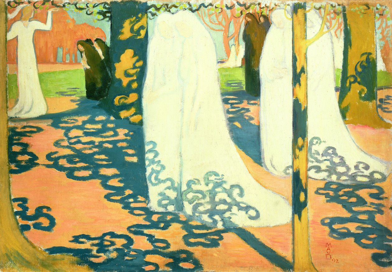 Procession under træerne, 1892 af Maurice Denis