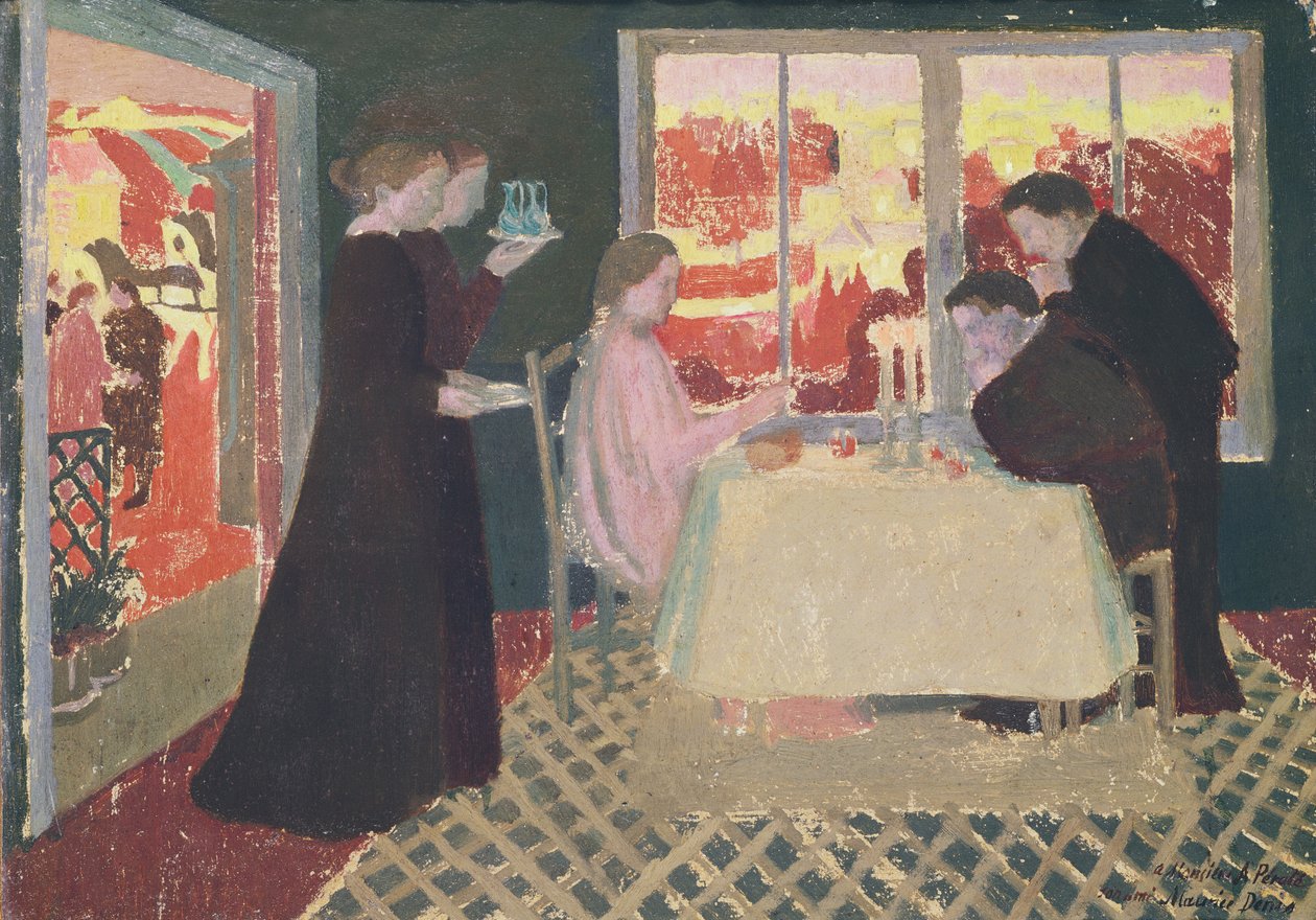 Studie til Nadveren i Emmaus, 1894 af Maurice Denis