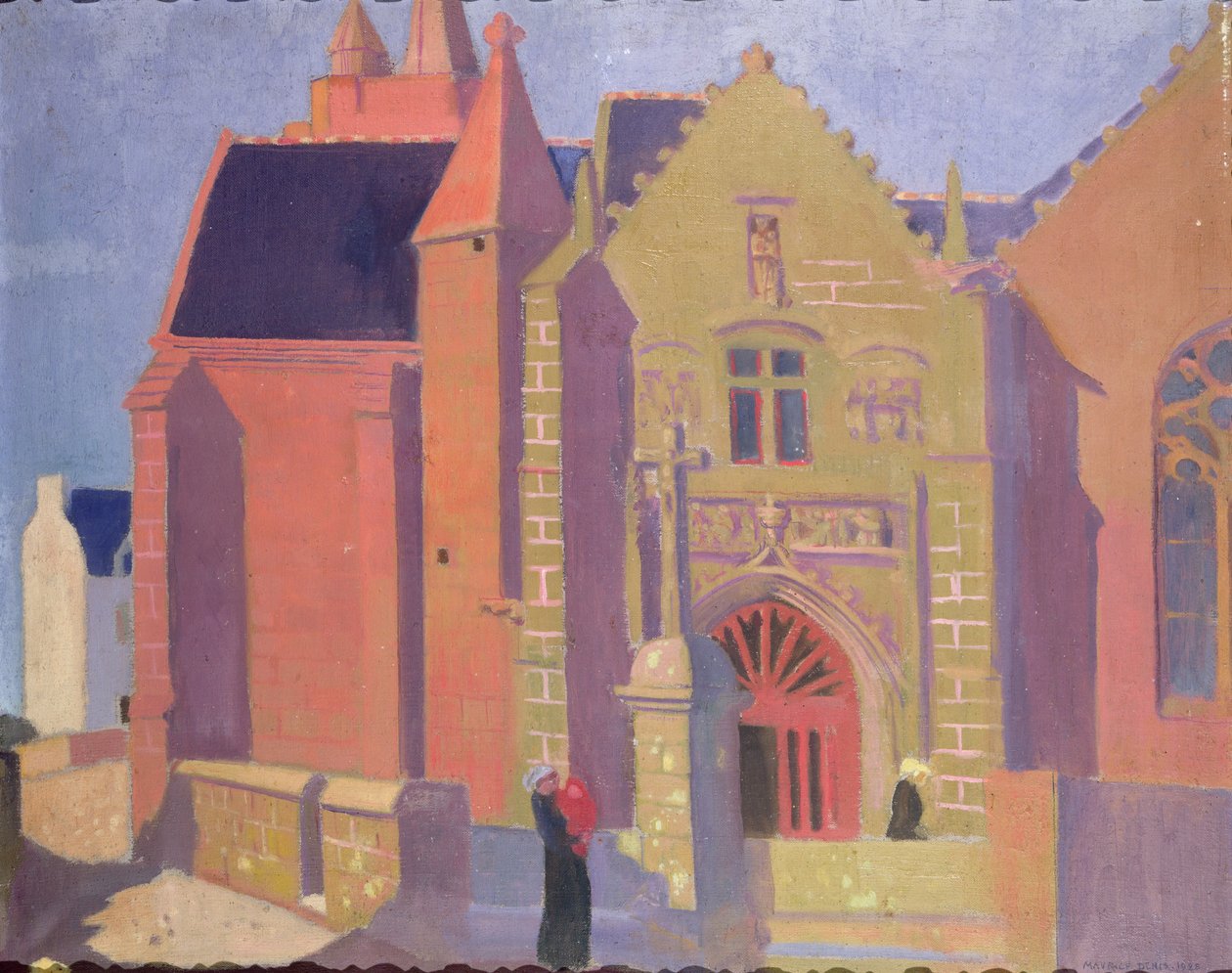 Kirken Notre-Dame de la Clarte i Perros-Guirac, 1923 af Maurice Denis