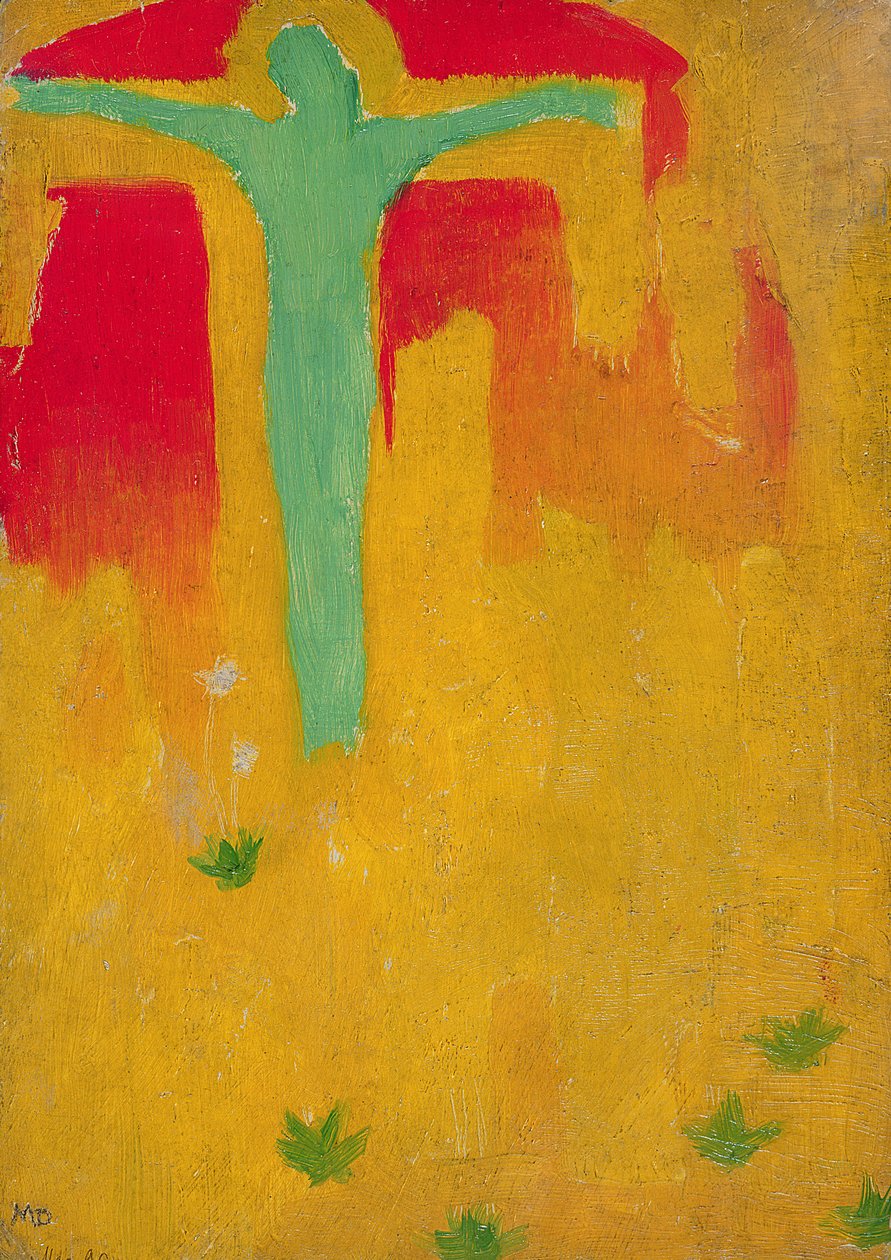 Den grønne Kristus, 1890 (olie på pap) af Maurice Denis