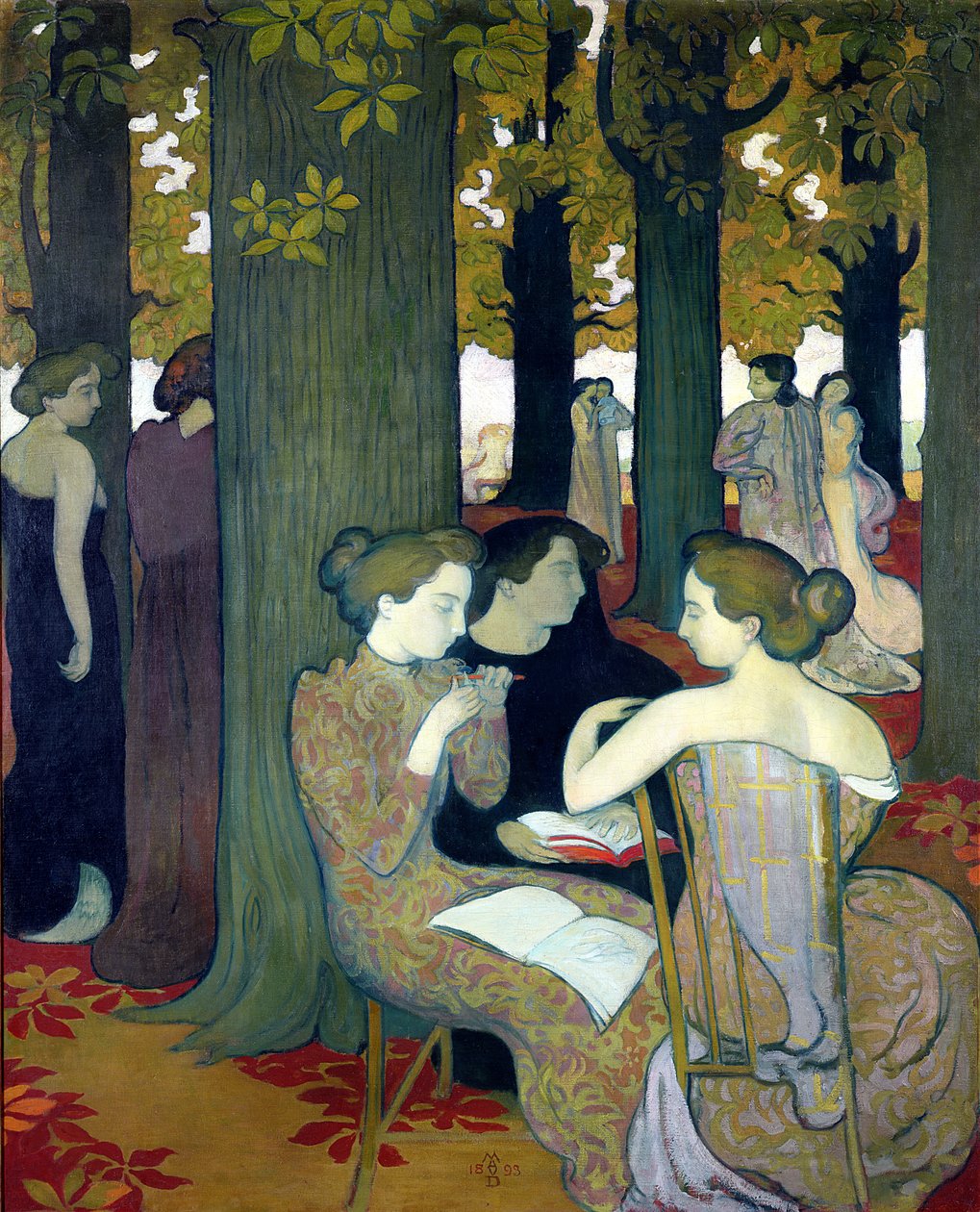Muserne, 1893 af Maurice Denis