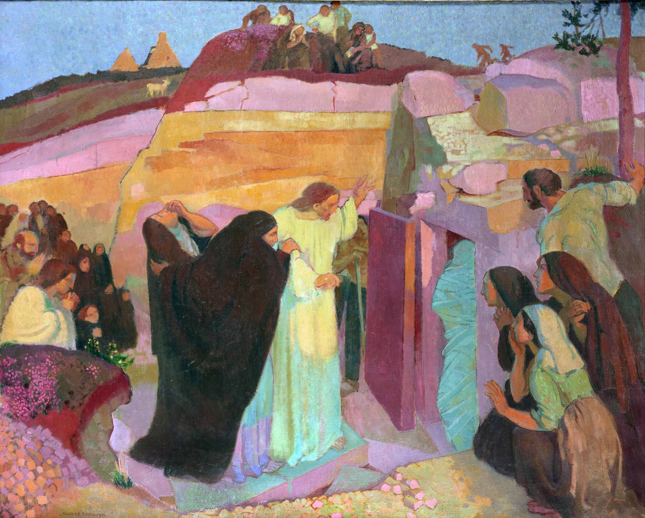 The Raising of Lazarus, 1919 af Maurice Denis