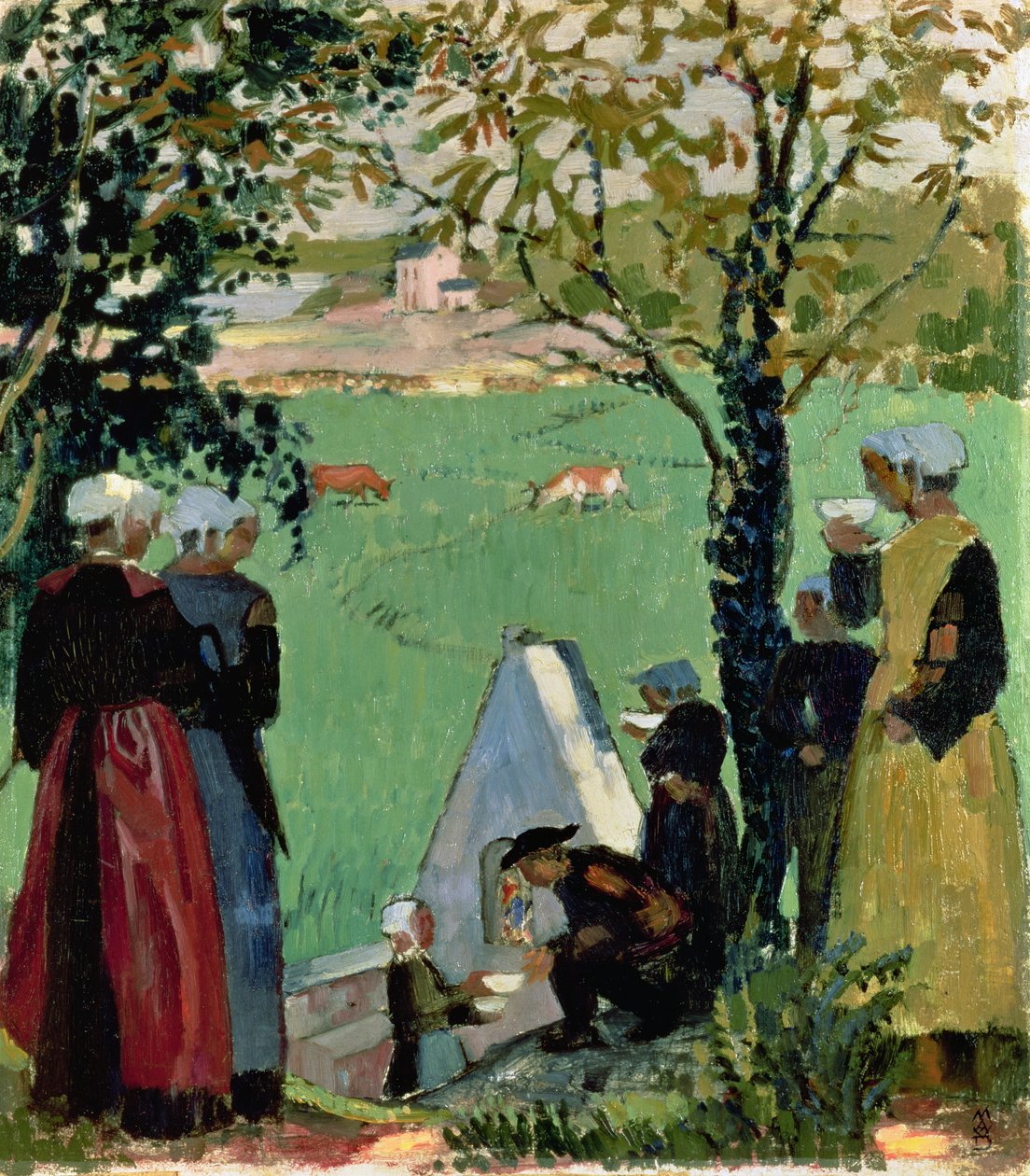 Den hellige Kilde i Guidel, ca. 1905 af Maurice Denis