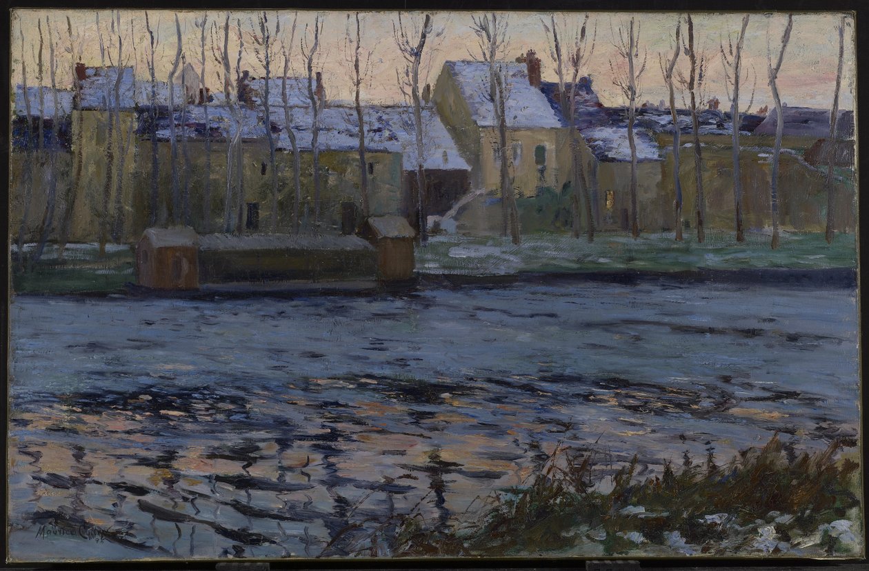 Moret, Vinter, 1895 af Maurice Galbraith Cullen