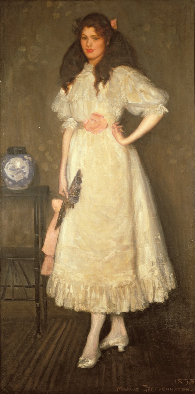 Portræt af frøken Sybil Waller, 1898 af Maurice Greiffenhagen